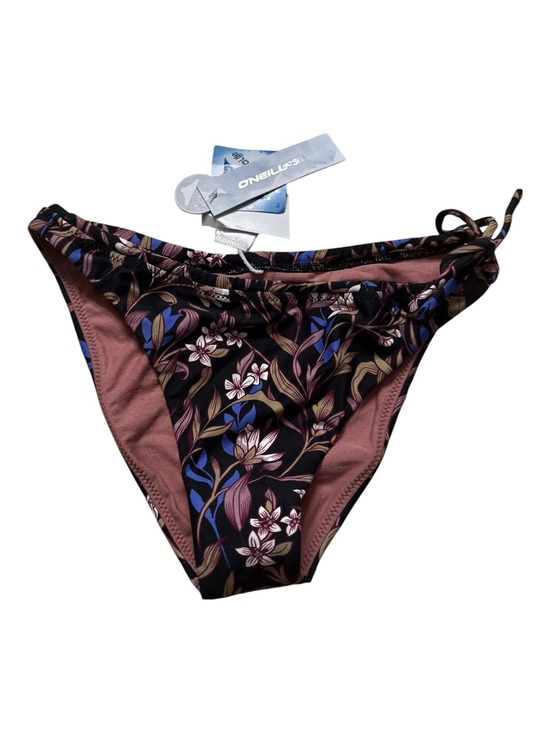 O'Neill Other - O'Neill Women's Black Floral Side-Tie Bikini Bottom Size Small NWT Cheeky